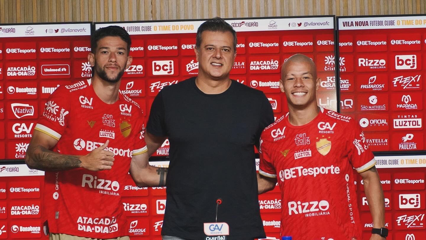 Vila Nova segue apresentando os reforços para Série B: conheça Jemmes e Cristiano